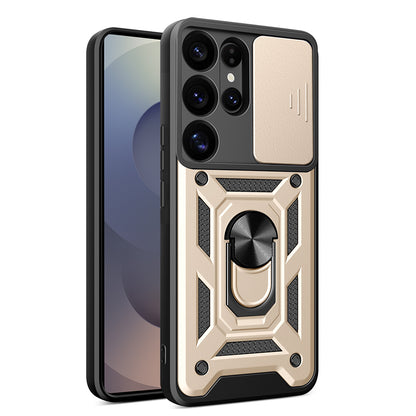 Coque pour Samsung Galaxy S25 Ultra S938, Techsuit, CamShield, Dorée