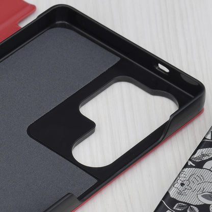 Custodia per Samsung Galaxy S25 Ultra S938, Techsuit, eFold, Rossa