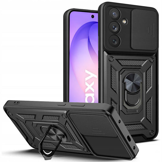 Coque pour Samsung Galaxy S26 FE / S25 FE, Techsuit, CamShield, Noire