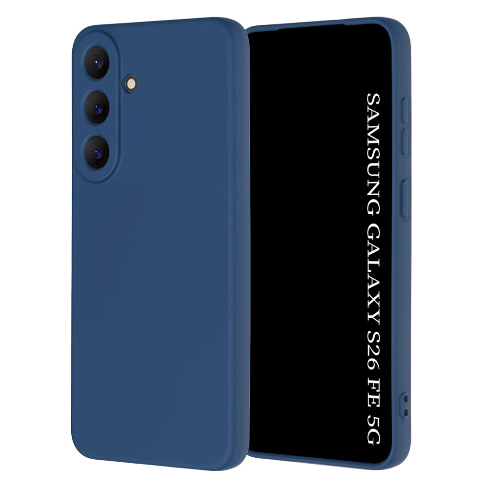 Custodia per Samsung Galaxy S26 FE / S25 FE, Techsuit, SoftFlex, Blu Navy