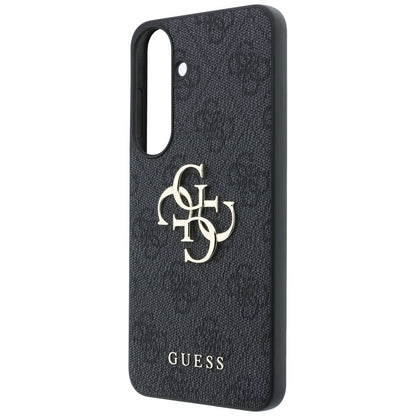 Hülle für Samsung Galaxy S26 FE S741, Guess, 4G Metall-Logo, Schwarz