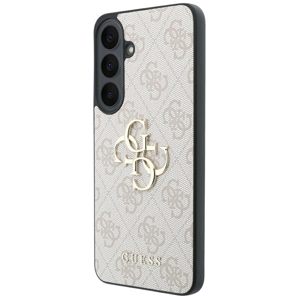 Custodia per Samsung Galaxy S26 FE S741, Guess, Logo Metallico 4G, Rosa