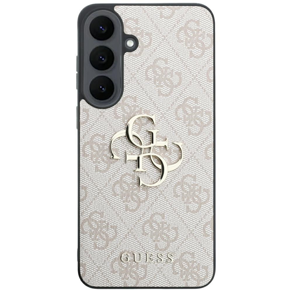 Custodia per Samsung Galaxy S26 FE S741, Guess, Logo Metallico 4G, Rosa