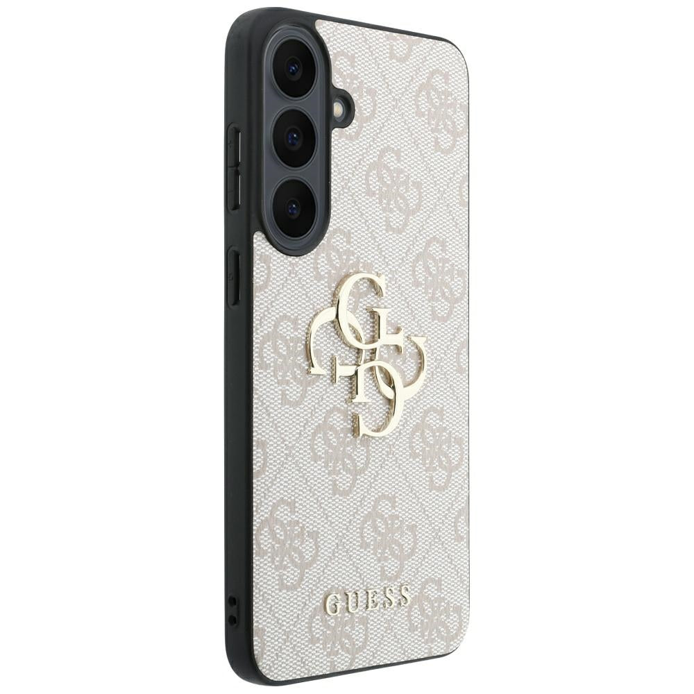 Custodia per Samsung Galaxy S26 FE S741, Guess, Logo Metallico 4G, Rosa