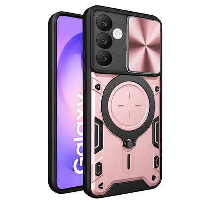 Coque pour Samsung Galaxy S26 FE S741 / S25 FE, Techsuit, CamGuard Pro, rose doré