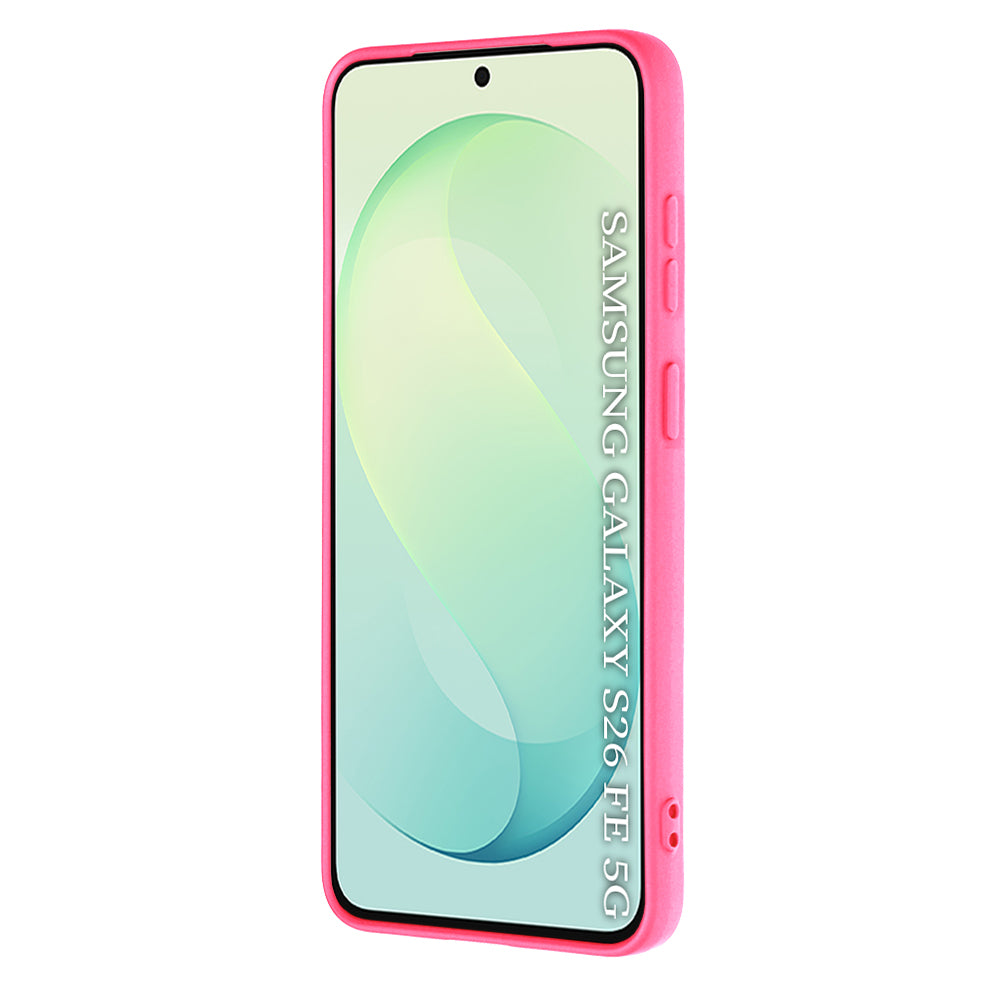 Hülle für Samsung Galaxy S26 FE S741 / S25 FE, Techsuit, SoftFlex, Dunkelrosa