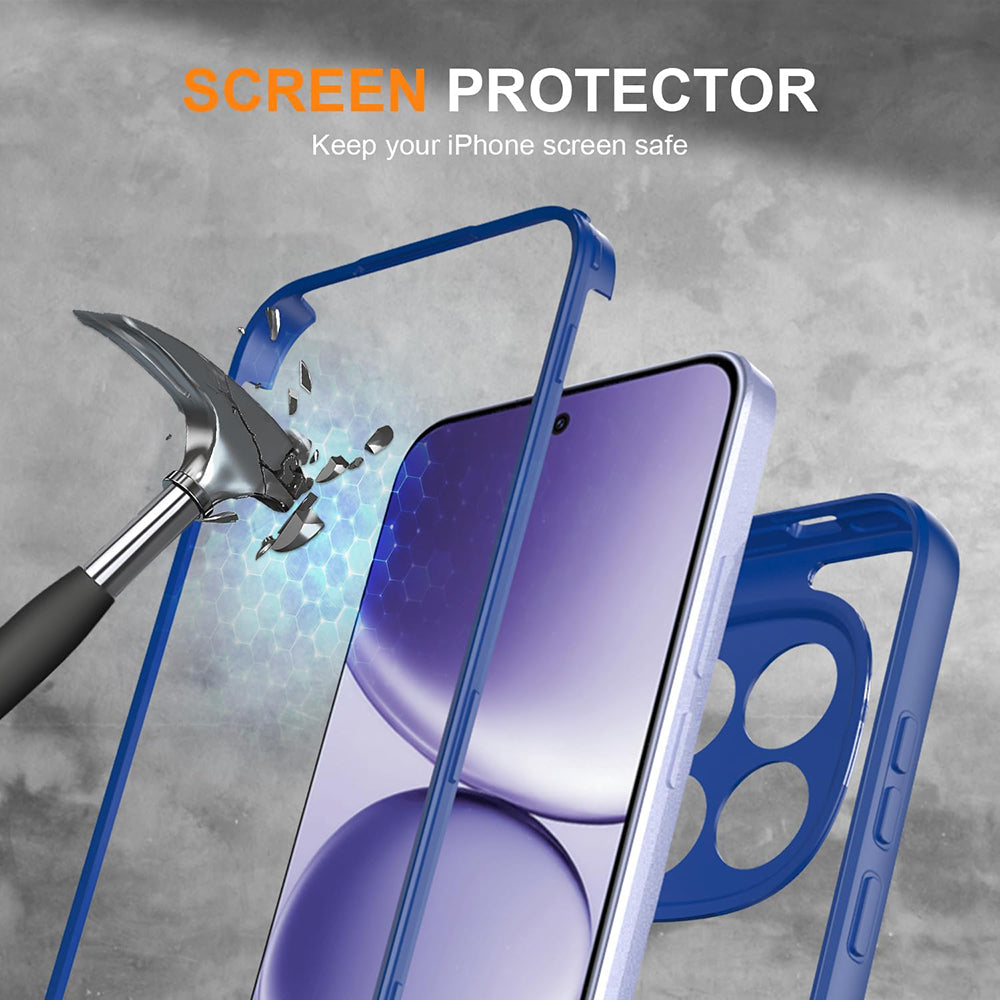 Coque pour Samsung Galaxy S26 FE S741, Techsuit, ColorVerse 360, Bleue