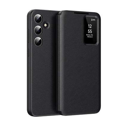 Coque pour Samsung Galaxy S26 FE, Techsuit, SmartView, Noire
