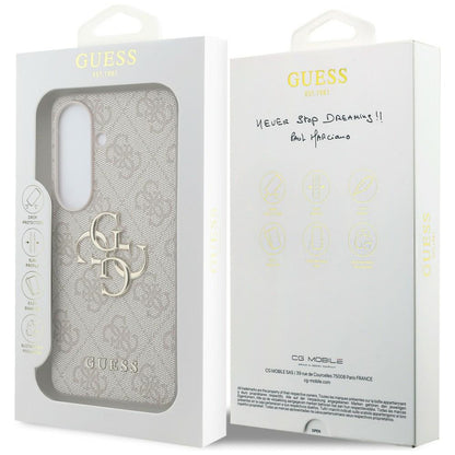 Custodia per Samsung Galaxy S26 S942, Guess, 4G Big Logo, Rosa