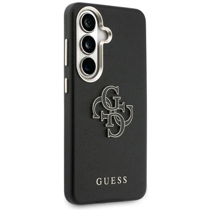 Custodia per Samsung Galaxy S26 Plus S947, Guess, 4G Grained Big and Classic Logo, Nera
