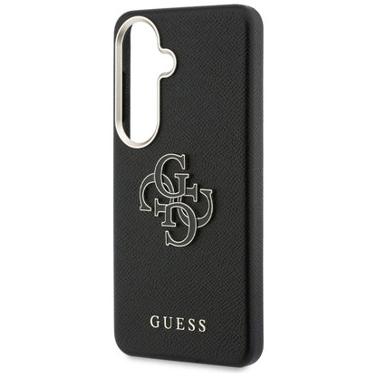 Custodia per Samsung Galaxy S26 Plus S947, Guess, 4G Grained Big and Classic Logo, Nera