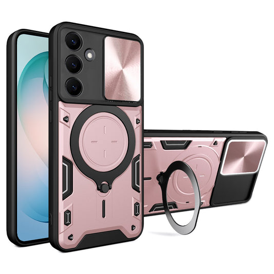 Custodia per Samsung Galaxy S26 Plus, Techsuit, CamGuard Pro, Rosa Dorato