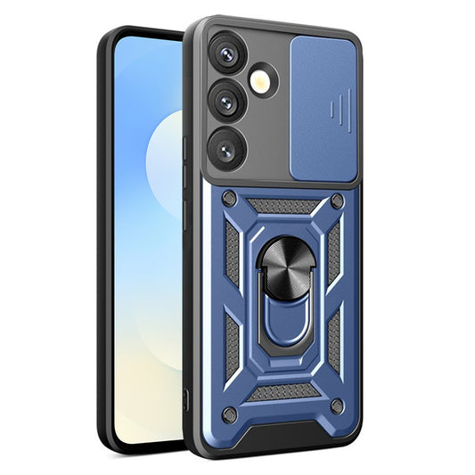 Custodia per Samsung Galaxy S26 Plus, Techsuit, CamShield, Blu