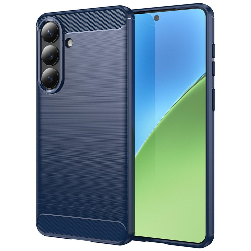 Custodia per Samsung Galaxy S26 Plus, Techsuit, Carbonio, Blu