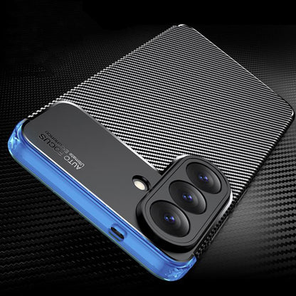 Custodia per Samsung Galaxy S26 Plus S947, Techsuit, CarbonFiber, Nera