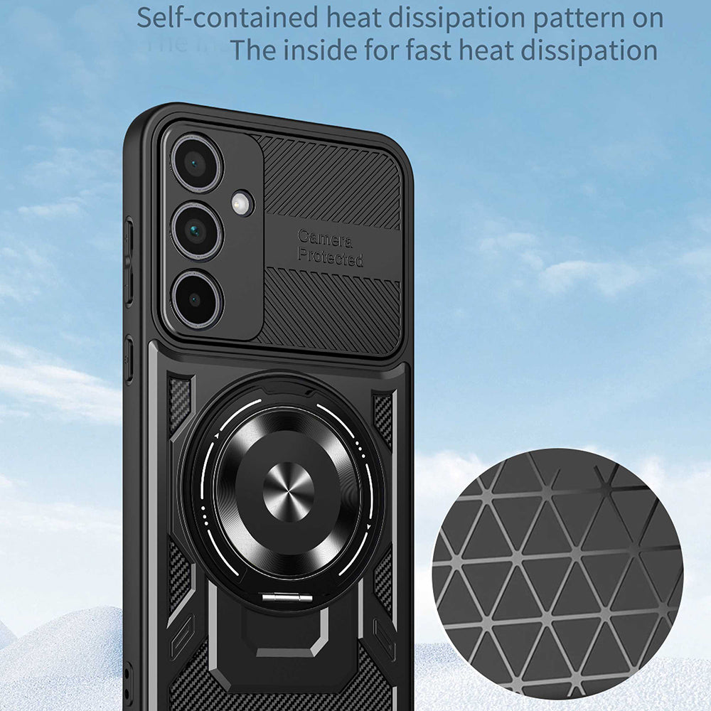 Étui pour Samsung Galaxy S26 Plus, Techsuit, RuggedCam, Bleu