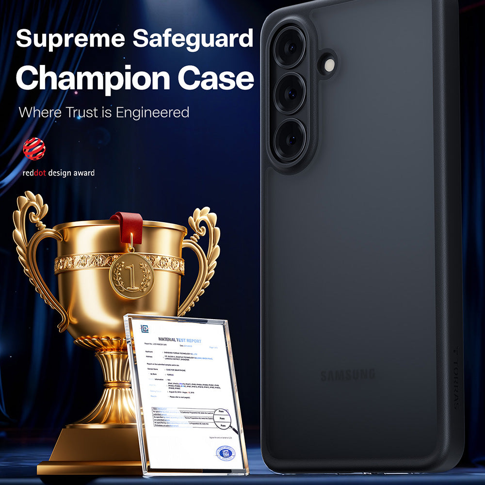 Custodia per Samsung Galaxy S26 Plus, Torras, Guardian, Nera