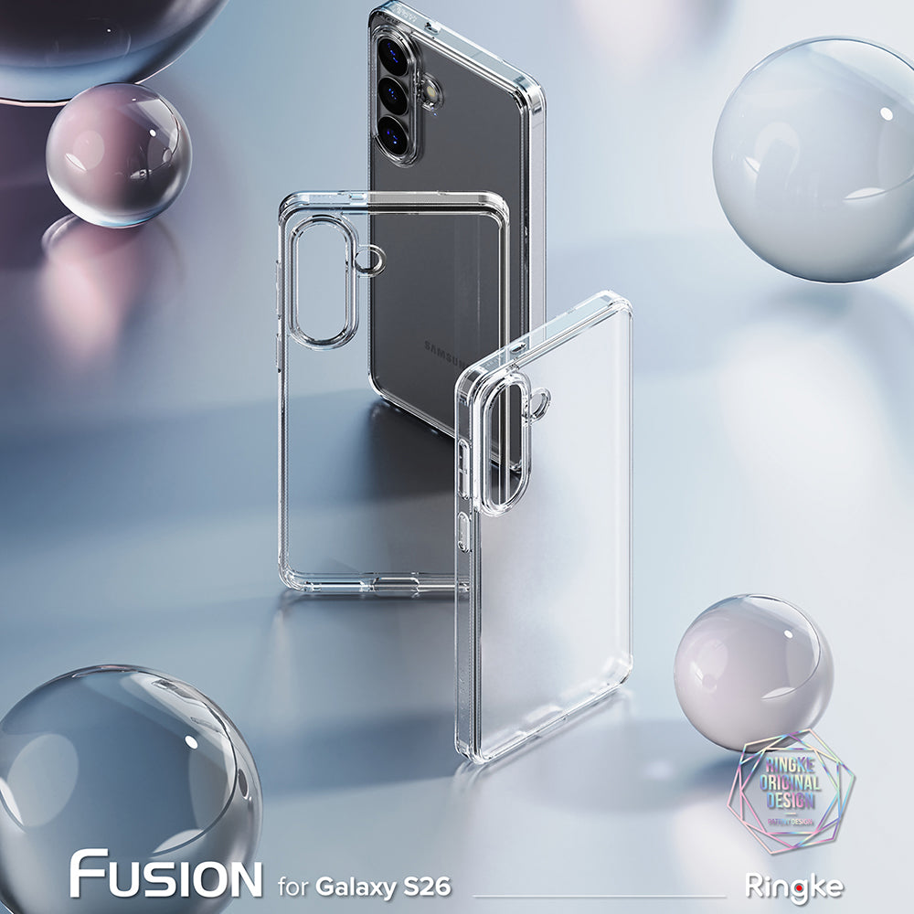 Hülle für Samsung Galaxy S26 S942, Ringke, Fusion, Matt Transparent