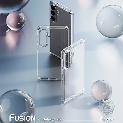 Hülle für Samsung Galaxy S26 S942, Ringke, Fusion, Matt Transparent