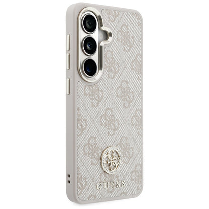 Case for Samsung Galaxy S26 S942, GUESS, 4G Big Rhinestone Triangle Strap, Pink