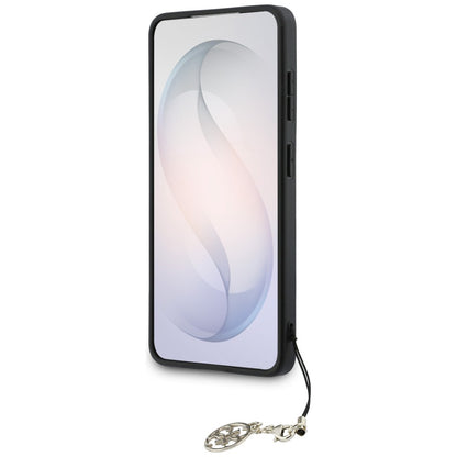 Étui pour Samsung Galaxy S26 S942, Guess, 4G Classic Logo Charm, Noir