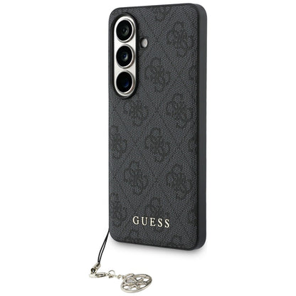 Étui pour Samsung Galaxy S26 S942, Guess, 4G Classic Logo Charm, Noir