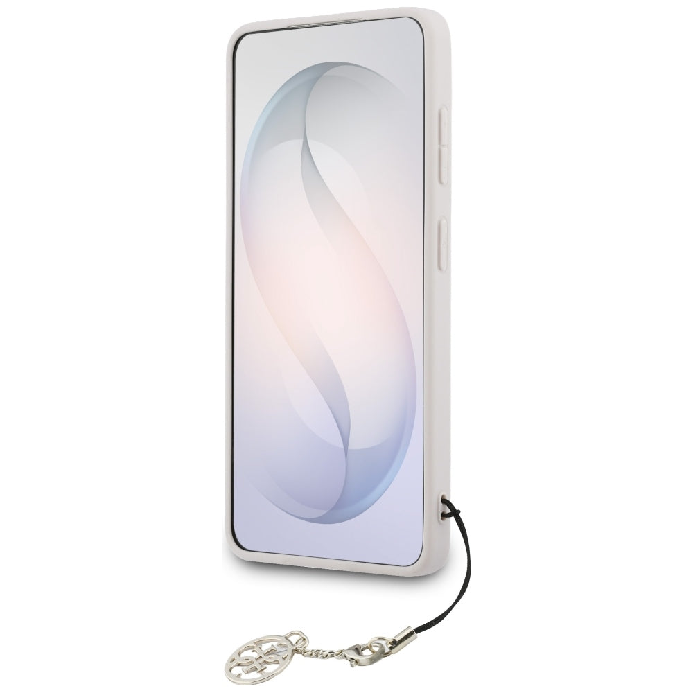 Custodia per Samsung Galaxy S26 S942, Guess, 4G Classic Logo Charm, Rosa