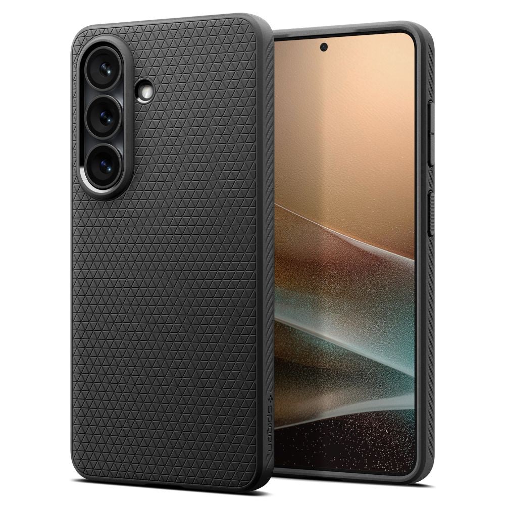 Hülle für Samsung Galaxy S26 S942, Spigen, Liquid Air, Mattschwarz ACS10726