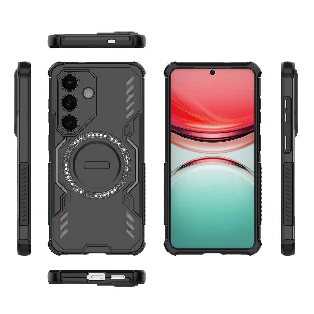 Étui MagSafe pour Samsung Galaxy S26, Techsuit, ArmorMag, Noir