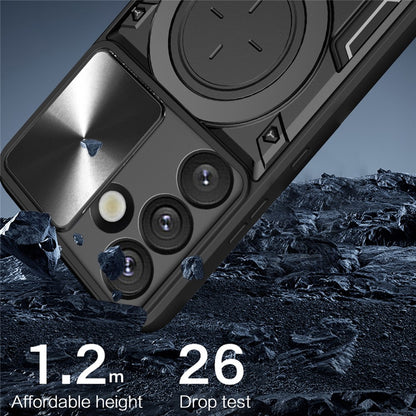 Custodia per Samsung Galaxy S26 S942, Techsuit, CamGuard Pro, Nera