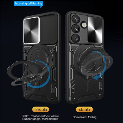 Custodia per Samsung Galaxy S26 S942, Techsuit, CamGuard Pro, Nera