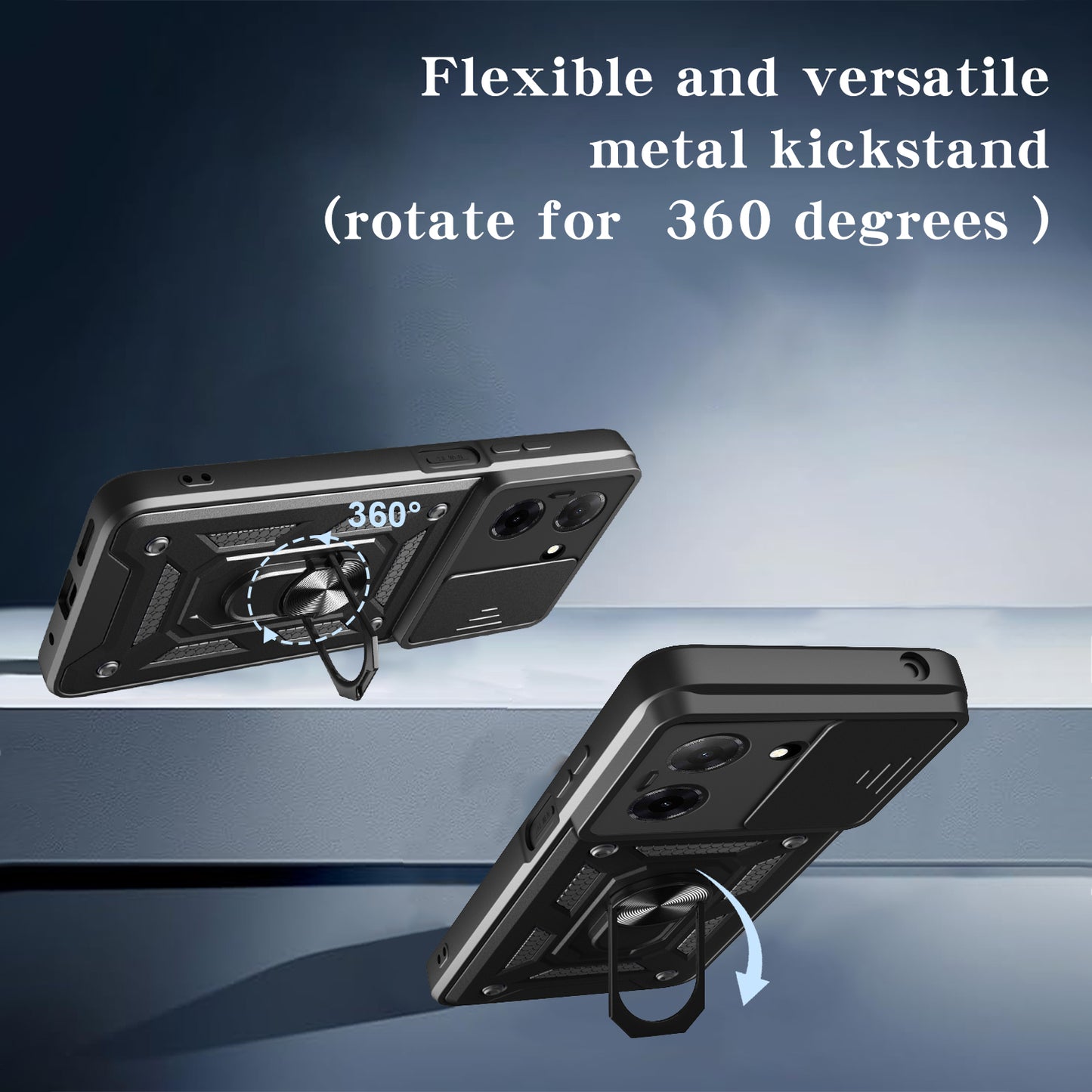 Étui pour Samsung Galaxy S26, Techsuit, CamShield, Noir