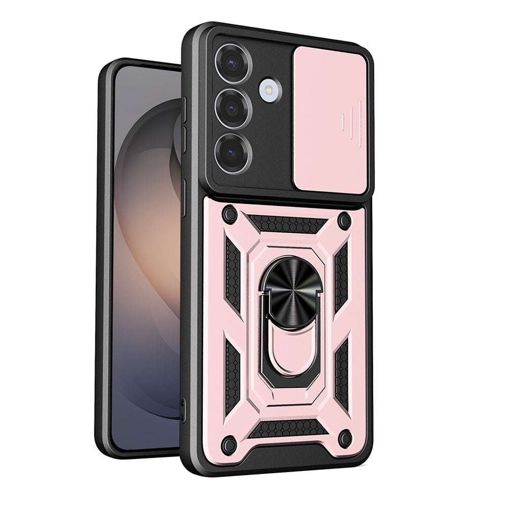 Étui pour Samsung Galaxy S26, Techsuit, CamShield, Rose Doré