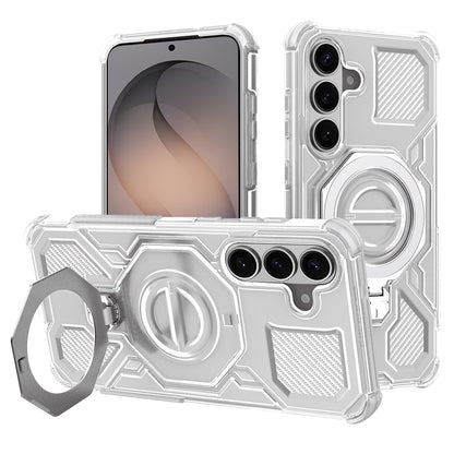 Custodia per Samsung Galaxy S26 S942, Techsuit, Carbon Shield Pro, Bianca