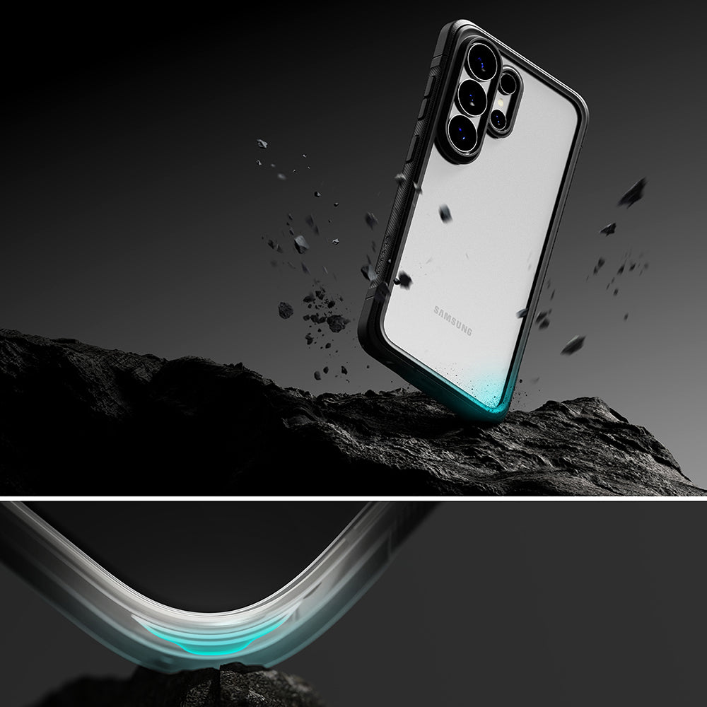 Custodia per Samsung Galaxy S26 Ultra S948, Ringke, Fusion Bold, Nera