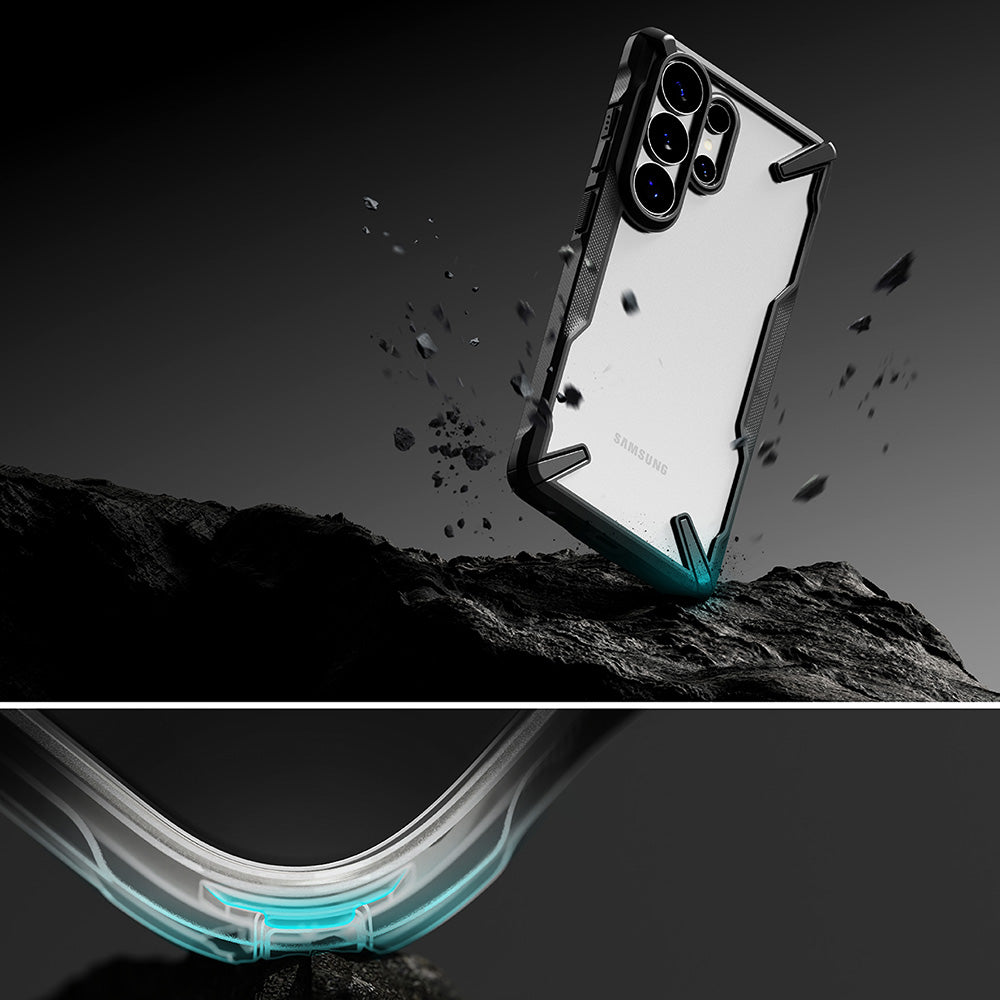 Custodia per Samsung Galaxy S26 Ultra S948, Ringke, Fusion X, Nera