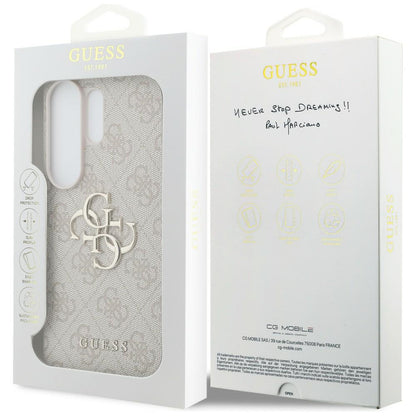 Étui pour Samsung Galaxy S26 Ultra S948, Guess, 4G Big Logo, Rose