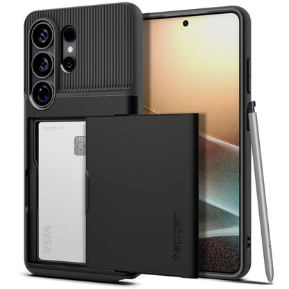 Étui pour Samsung Galaxy S26 Ultra S948, Spigen, Slim Armor CS, Noir ACS11036