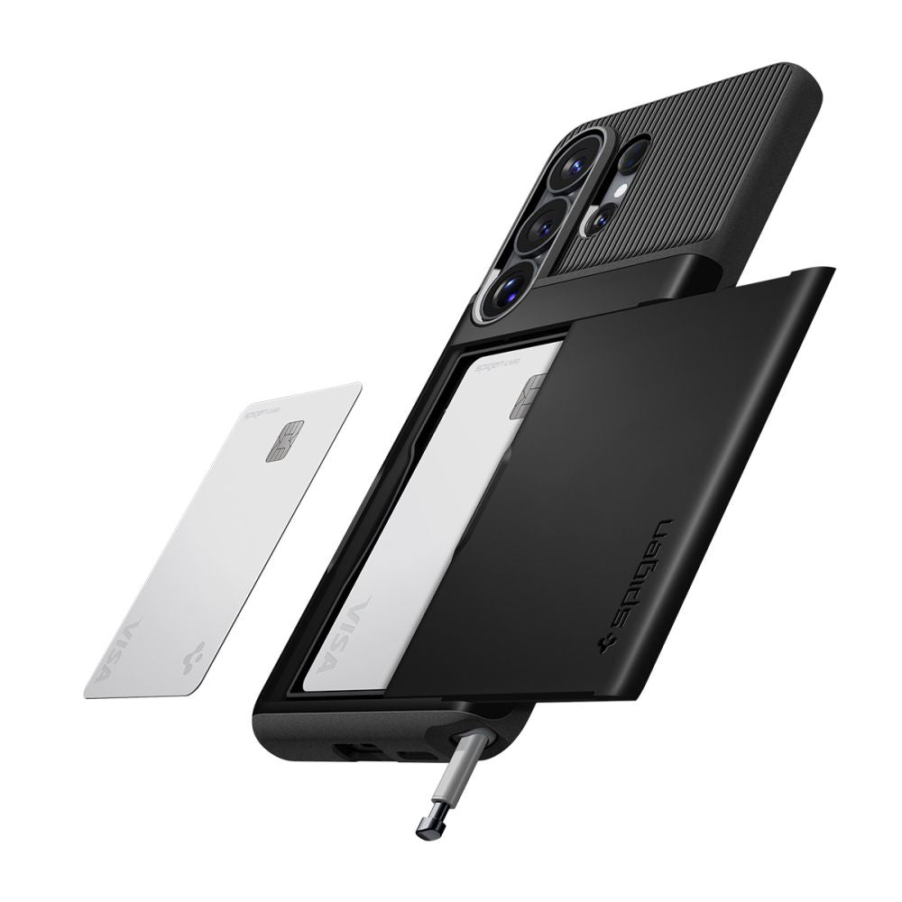 Étui pour Samsung Galaxy S26 Ultra S948, Spigen, Slim Armor CS, Noir ACS11036