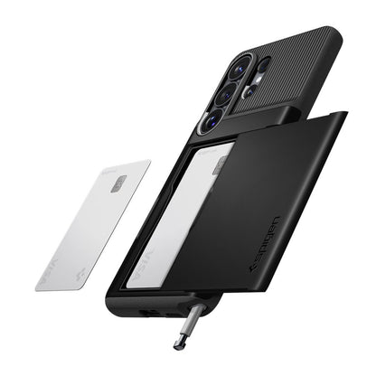 Étui pour Samsung Galaxy S26 Ultra S948, Spigen, Slim Armor CS, Noir ACS11036