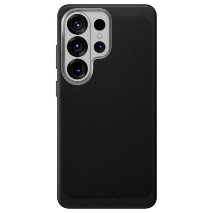 Custodia per Samsung Galaxy S26 Ultra S948, UNIQ, Lyden Leatherette, Nera