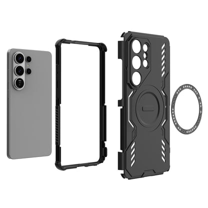 Étui MagSafe pour Samsung Galaxy S26 Ultra, Techsuit, ArmorMag, Bleu