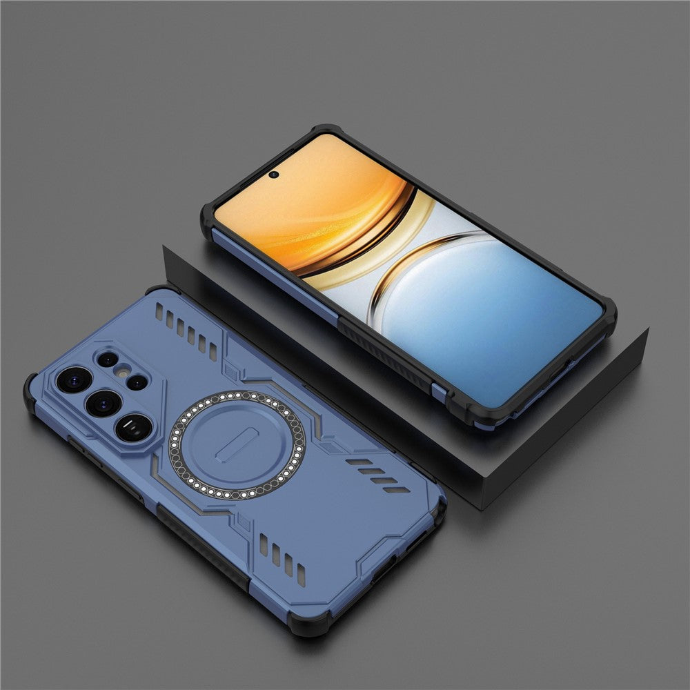 Étui MagSafe pour Samsung Galaxy S26 Ultra, Techsuit, ArmorMag, Bleu