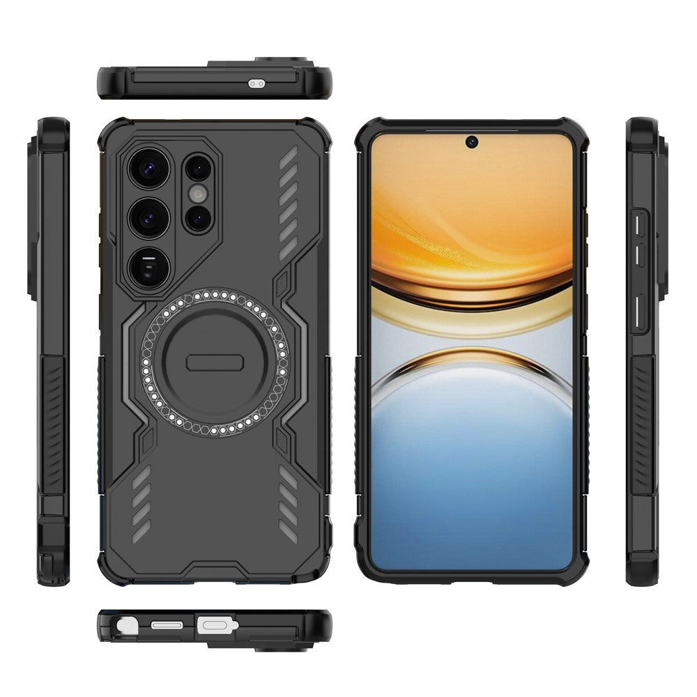 Étui MagSafe pour Samsung Galaxy S26 Ultra, Techsuit, ArmorMag, Noir