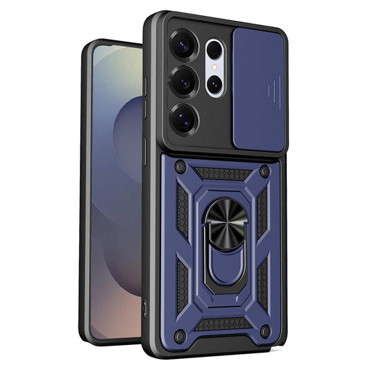 Custodia per Samsung Galaxy S26 Ultra, Techsuit, CamShield, Blu