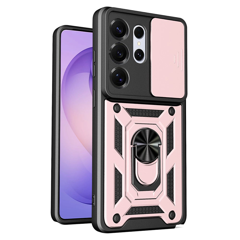 Hülle für Samsung Galaxy S26 Ultra S948, Techsuit, CamShield, Roségold