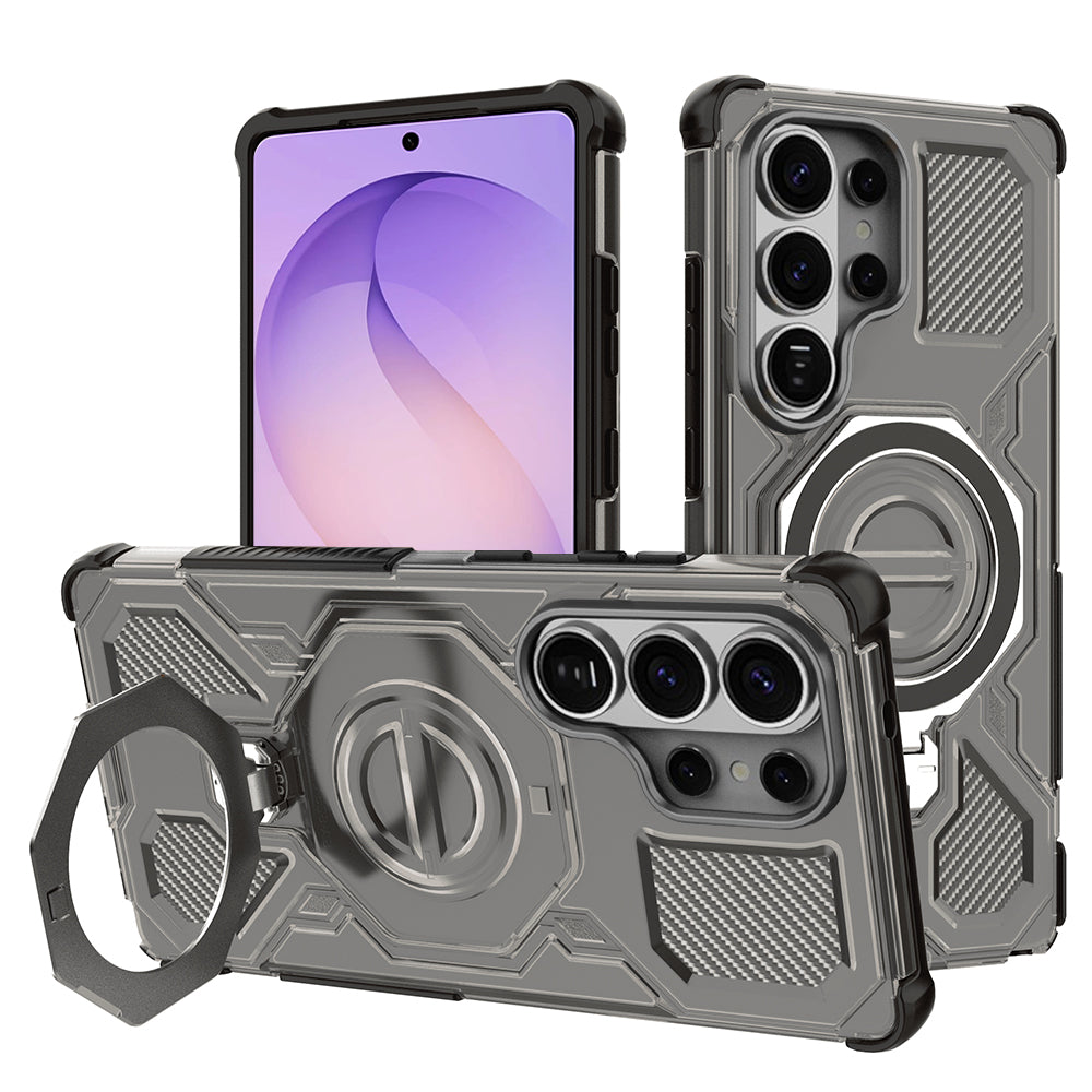 Étui pour Samsung Galaxy S26 Ultra S948, Techsuit, Carbon Shield Pro, Fumé