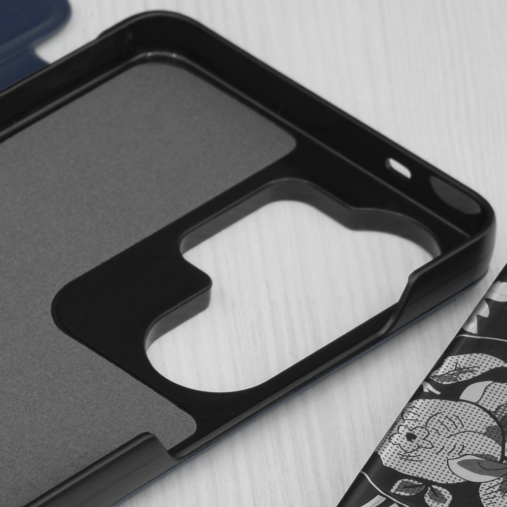 Custodia per Samsung Galaxy S26 Ultra S948, Techsuit, eFold, Blu Scuro