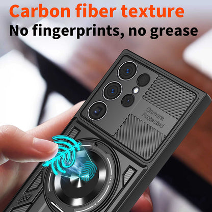 Custodia per Samsung Galaxy S26 Ultra S948, Techsuit, RuggedCam, Blu