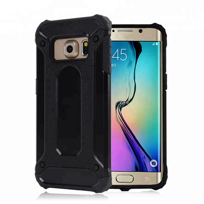 Custodia per Samsung Galaxy S6 G920, Techsuit, Hybrid Armor, Nera
